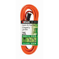 Woods Extension Cord 25'L Org 722